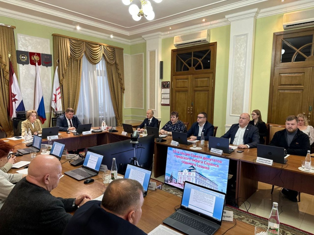 Сергей Вдовин  принял участие в сессии Совета депутатов Саранска